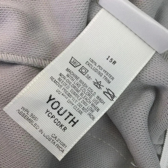 Rawlings Boys Youth Size Large Baseball Sports Pants Gray Drawstring Waist NWT - Picture 4 of 10